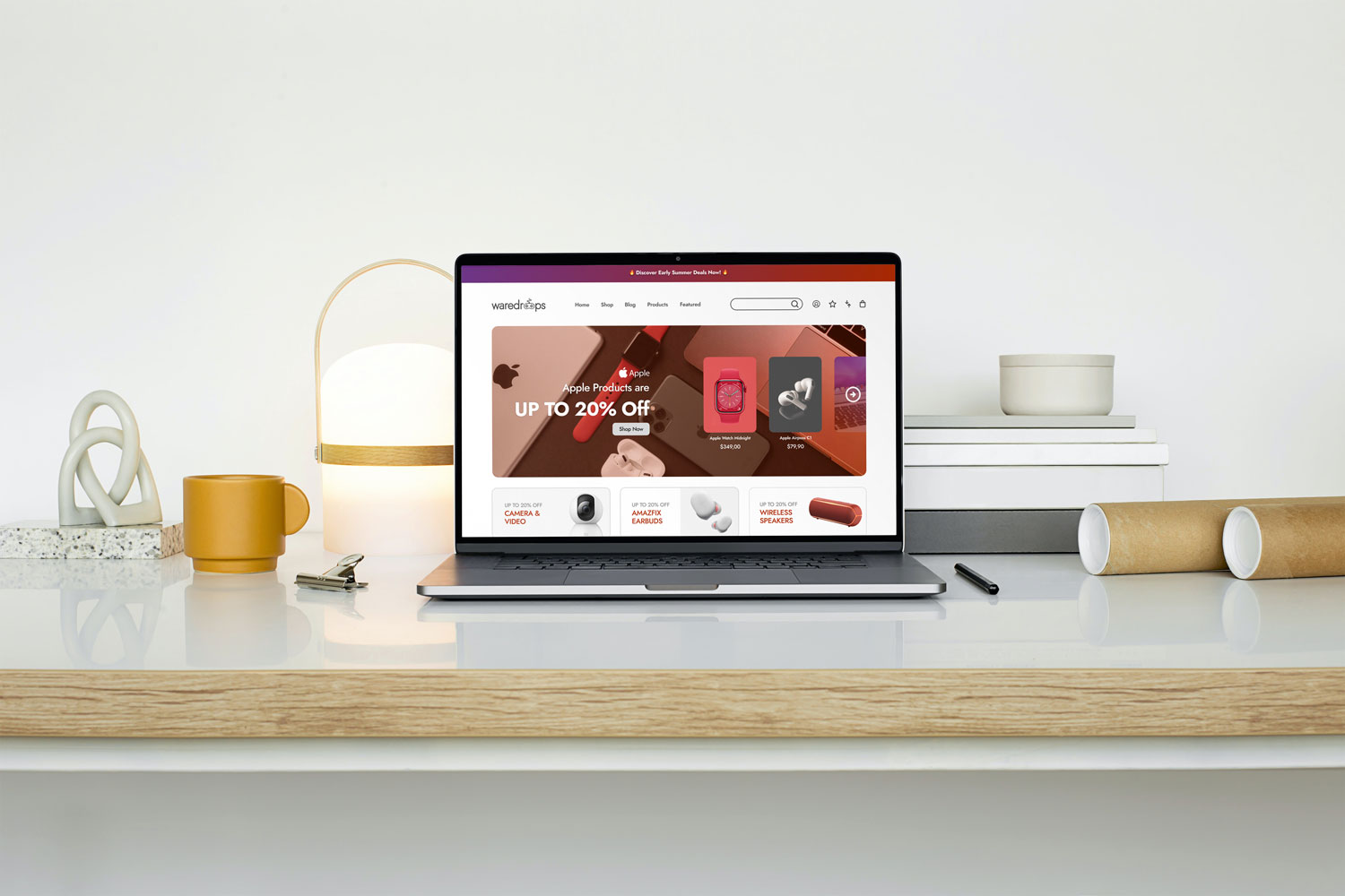 WareDrops E-Commerce Ui